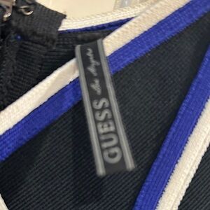 GUESS Black and Blue Striped Apparel bandage
